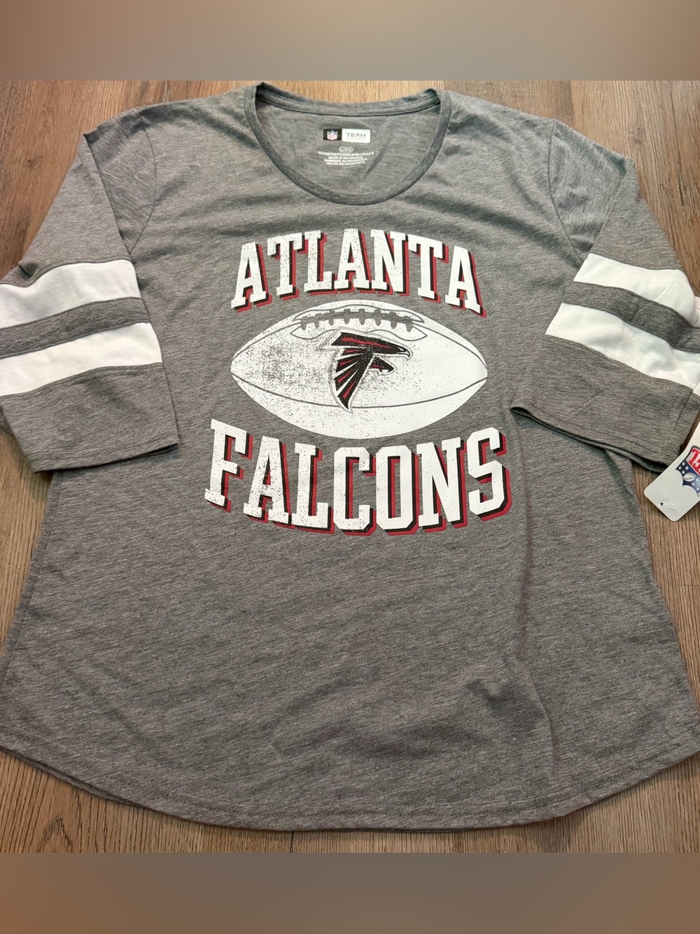NEW W/Tags, NFL Atlanta Falcons Women’s Fit Baseball Style Tee